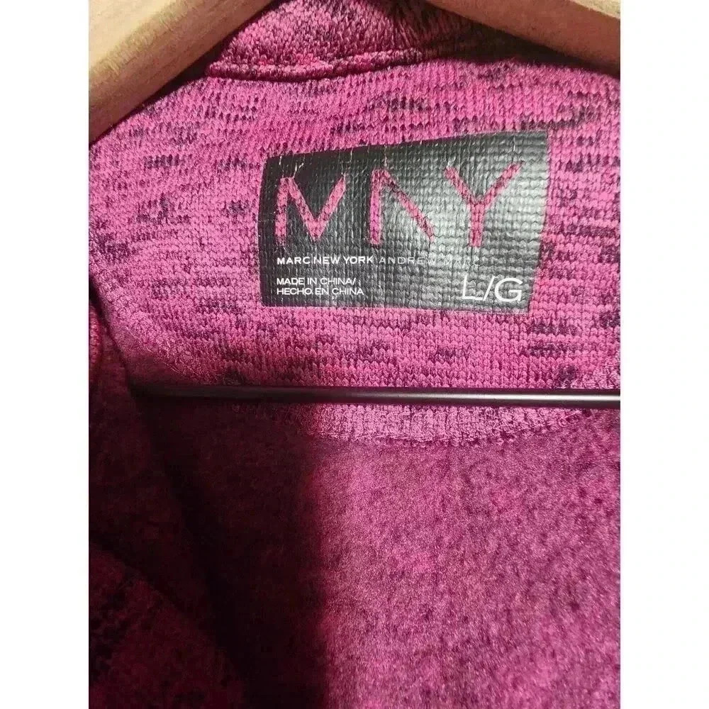 Marc New York Andrew Marc Women's Full Zip Jacket Purple Black Size Large - Picture 3 of 3